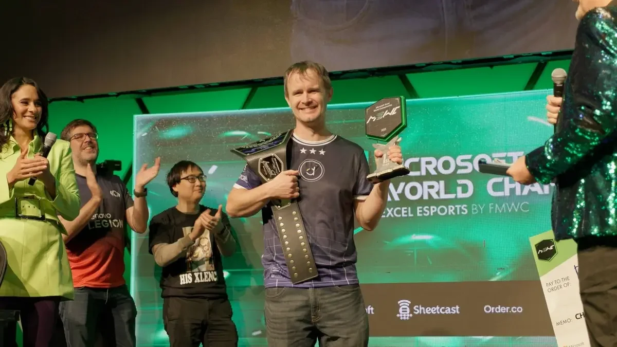 Excel,чемпионат мира,Diarmuid Early,Microsoft,Datarails,соревнования по Excel,искусственный интеллект,Lotus 1-2-3,программное обеспечение,IT